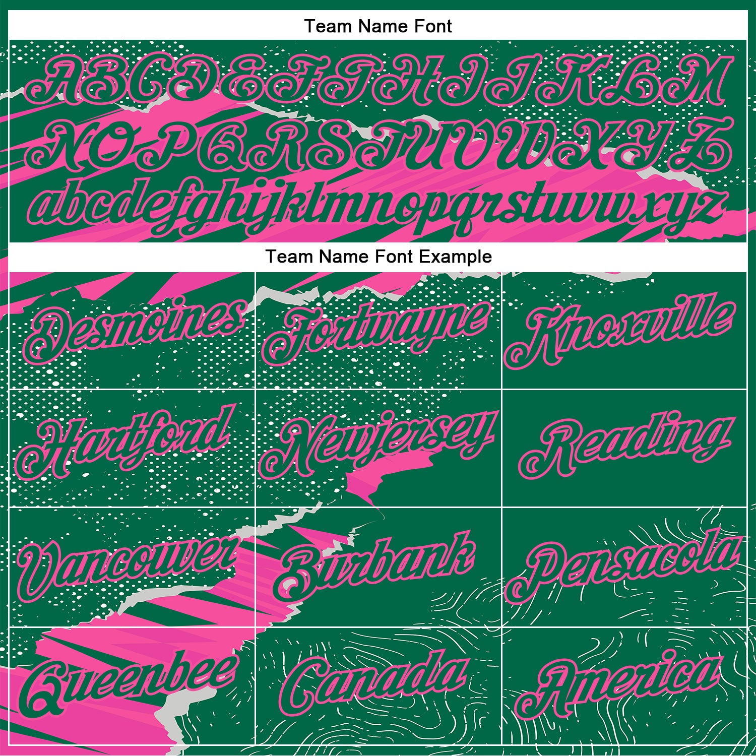 Custom Stitched Kelly Green Pink 3D Pattern Design Torn Paper Style Sports Pullover Sweatshirt Hoodie - Image 3