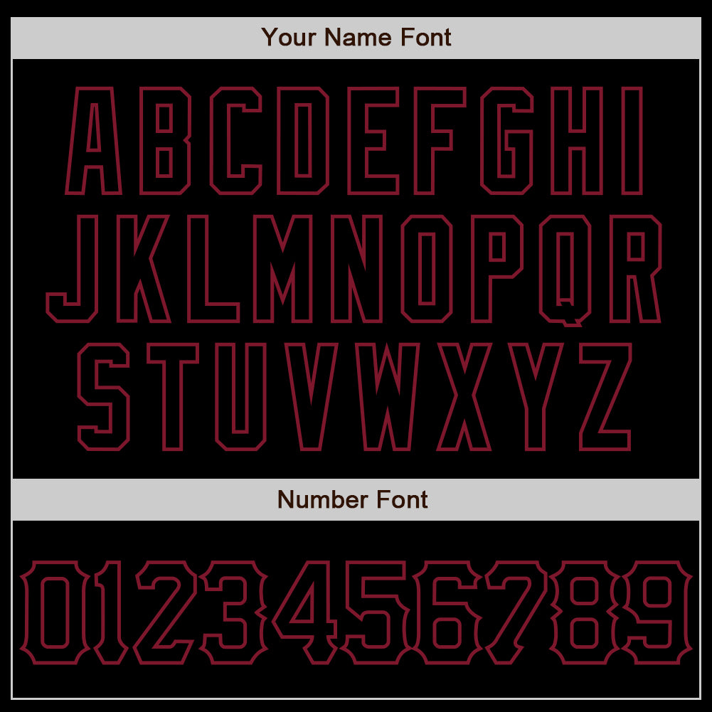 Custom Black Crimson 3D Pattern Design Abstract Splatter Grunge Art Authentic Jersey - Image 5