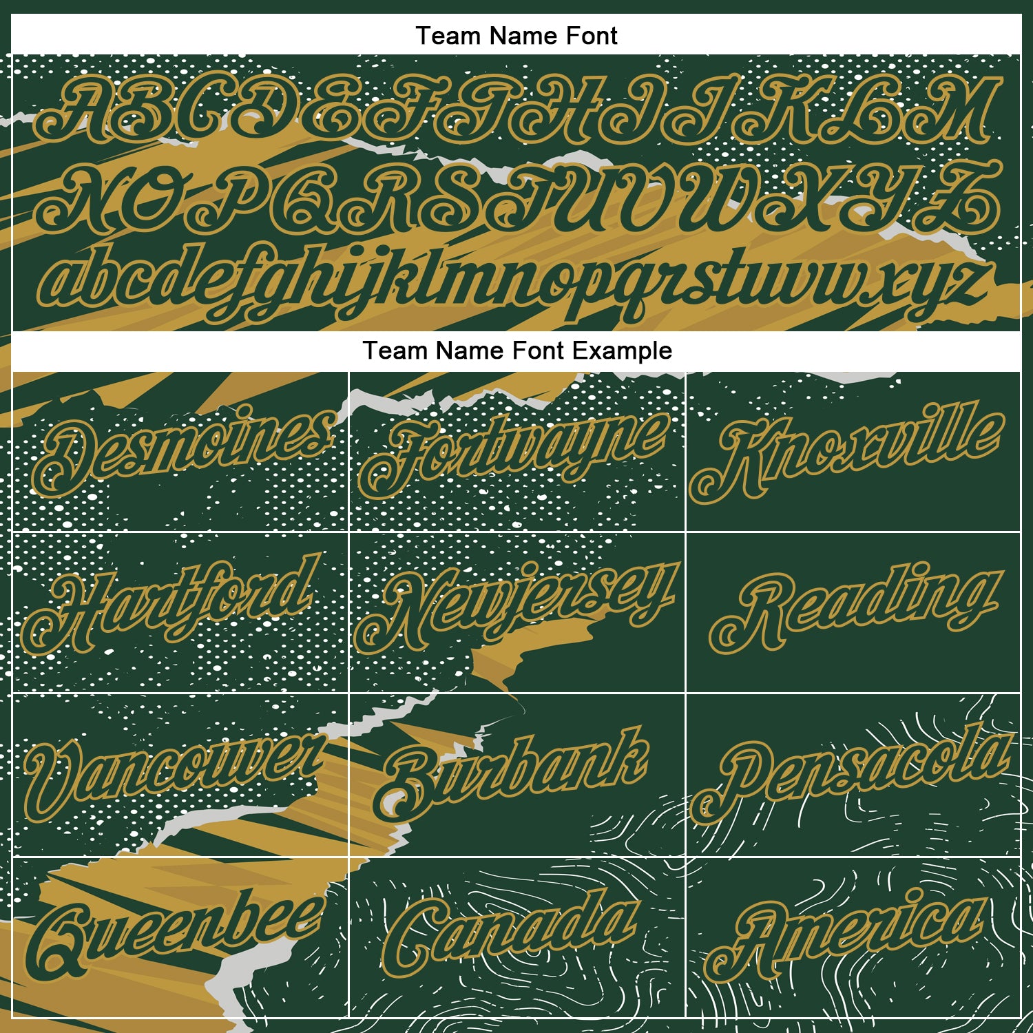 Custom Stitched Green Old Gold 3D Pattern Design Torn Paper Style Sports Pullover Sweatshirt Hoodie - Image 3