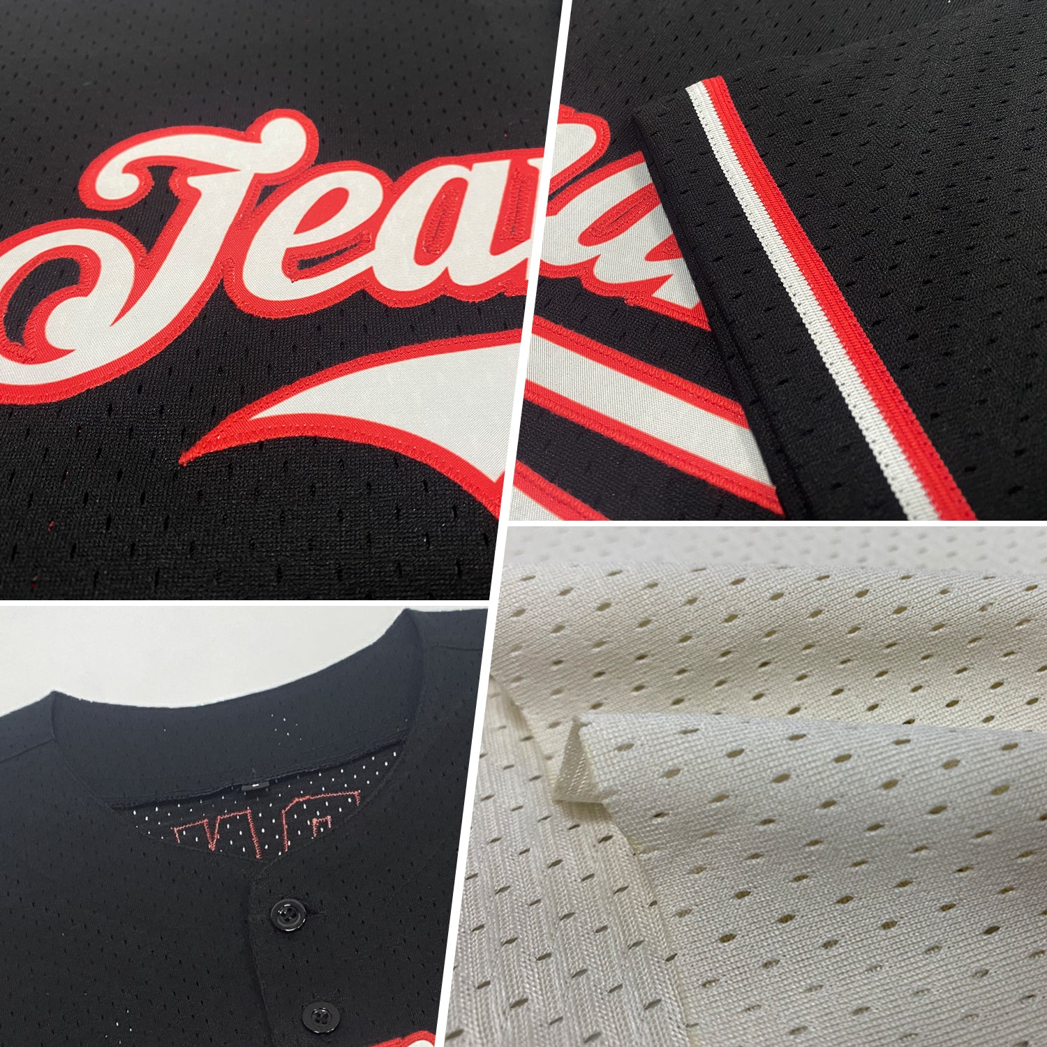 Custom Cream Royal Mesh Authentic Throwback Jersey - Image 2