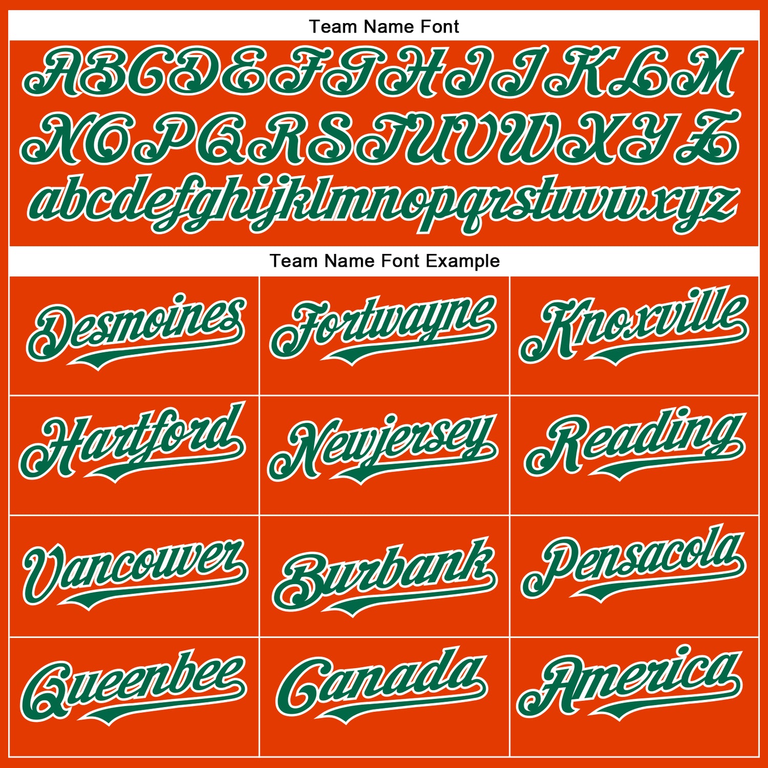 Custom Orange Kelly Green-White Authentic Jersey - Image 4