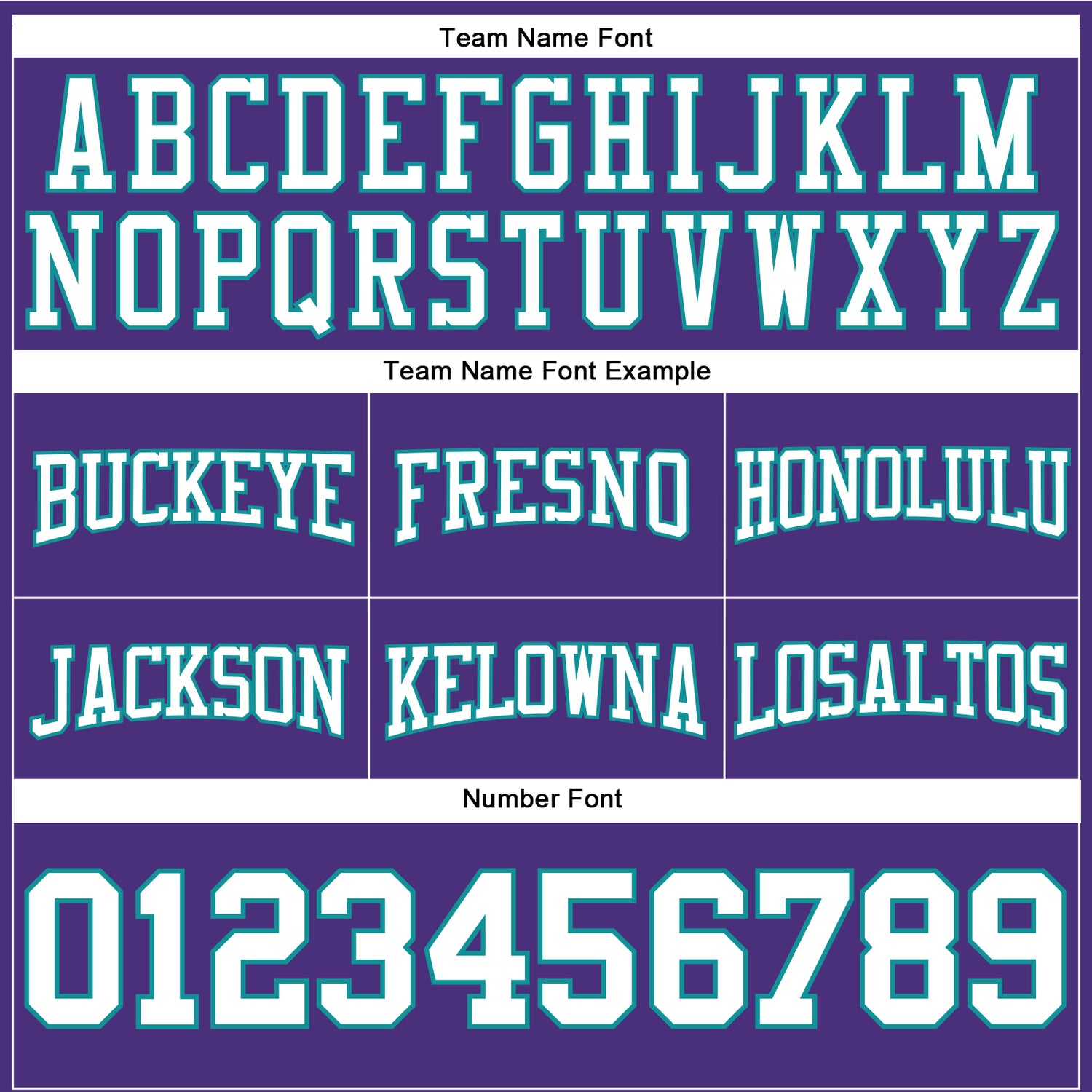 Custom Stitched Purple White-Teal Football Pullover Sweatshirt Hoodie - Image 3
